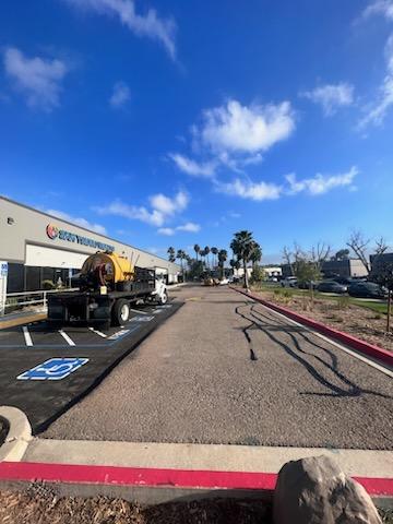Industrial Park Before Seal Coating